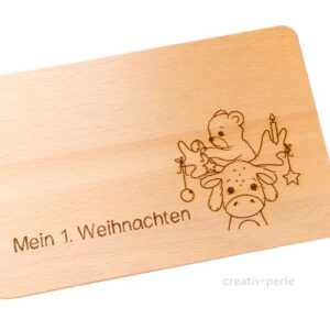 Frühstücksbrettchen Mein 1. Weihnachten