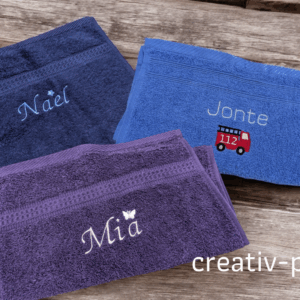 Handtuch 30x50cm  – bestickt