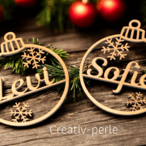 Holzanhänger mit Name