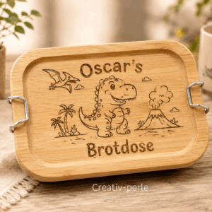 Brotdose Edelstahl Dino